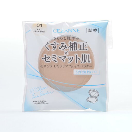 セザンヌ UVクリアフェイスパウダー〈詰替〉 01 ライト 10g セザンヌ UVクリアフェイスパウダー〈詰替〉 01 ライト 10g