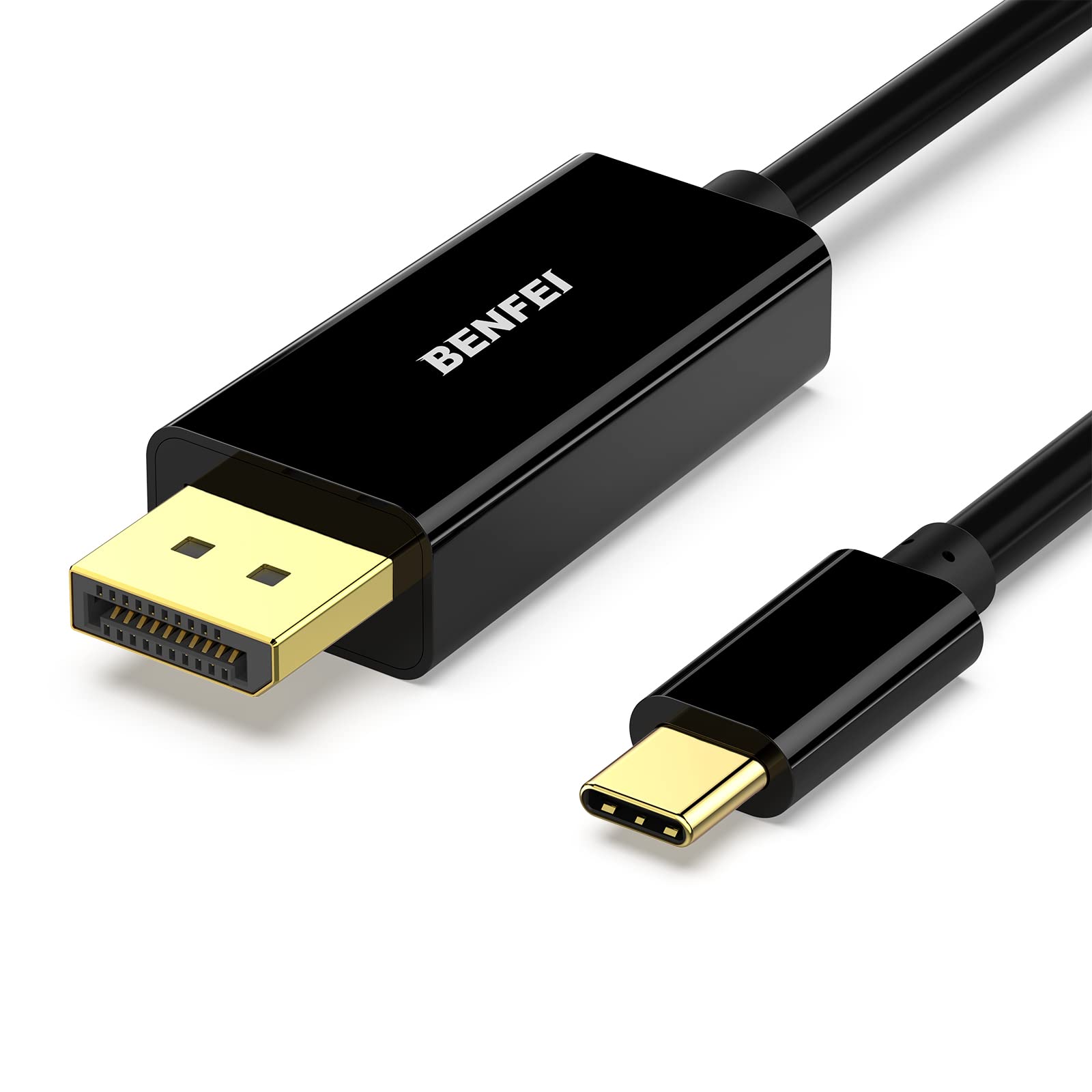 BENFEI 0.9m USB Type C - DisplayPort ケーブル4K@60Hz 2K@144Hz UHD映像出力タイプC to DisplayPort 変換アダプタ Thunderbolt 3/4 互換 iPhone 15 Pro/Max, MacBook Pro/Air 2023, iPad Pro, iMac, S23, XPS 17 などに対応