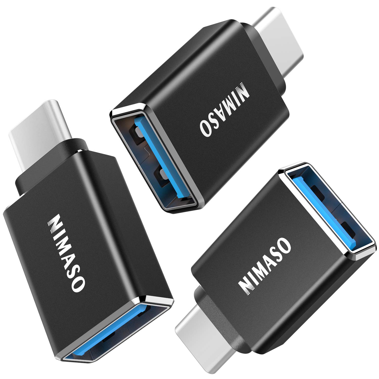 NIMASO USB-C USB 3.0 Ѵץ 3ĥå (Type C - USB A 3.0 ᥹) 5Gbps MacBook Pro/MacBook Air/iPad Pro ¾ USB-C ü NAD21L396
