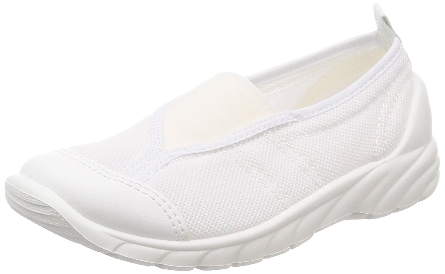 [シュンソク] 上履き バレー 日本製 14~26cm 0.5cm有 1.5E キッズ 男の子 女の子 SSK 1020 ホワイト 22..