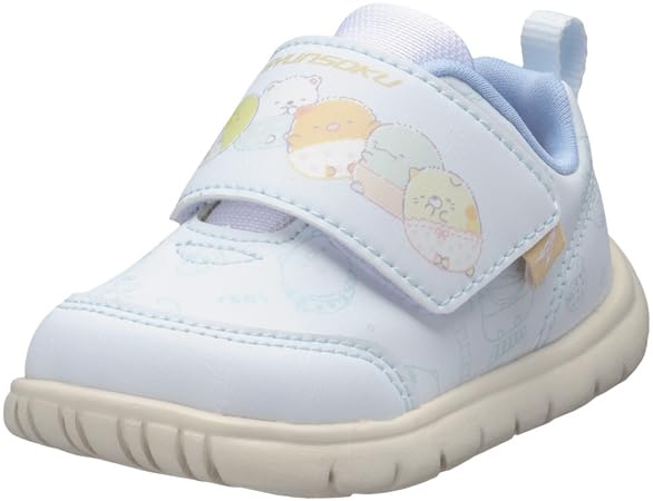 [シュンソク] ベビーシューズ スニーカー すみっコぐらし 幅広 軽量 足育 12~15cm 男の子 女の子 SJB 1..
