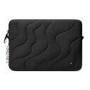 tomtoc 360°保護 パソコンケース 16インチ MacBook Pro M3/M2/M1 Pro/Max A2991 A2780 A2485 A2141 2023-2019対応 軽量 柔らかい ふわふわ 可愛い キルティング ノートPCケース スリーブ ラップトップバッグ 溶岩