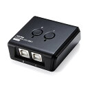 サンワダイレクト USB切替器 手動 PC2:USB1USBハブ機能付 プリンタ 外付けHDD キーボード マウス 対応 400-SW020