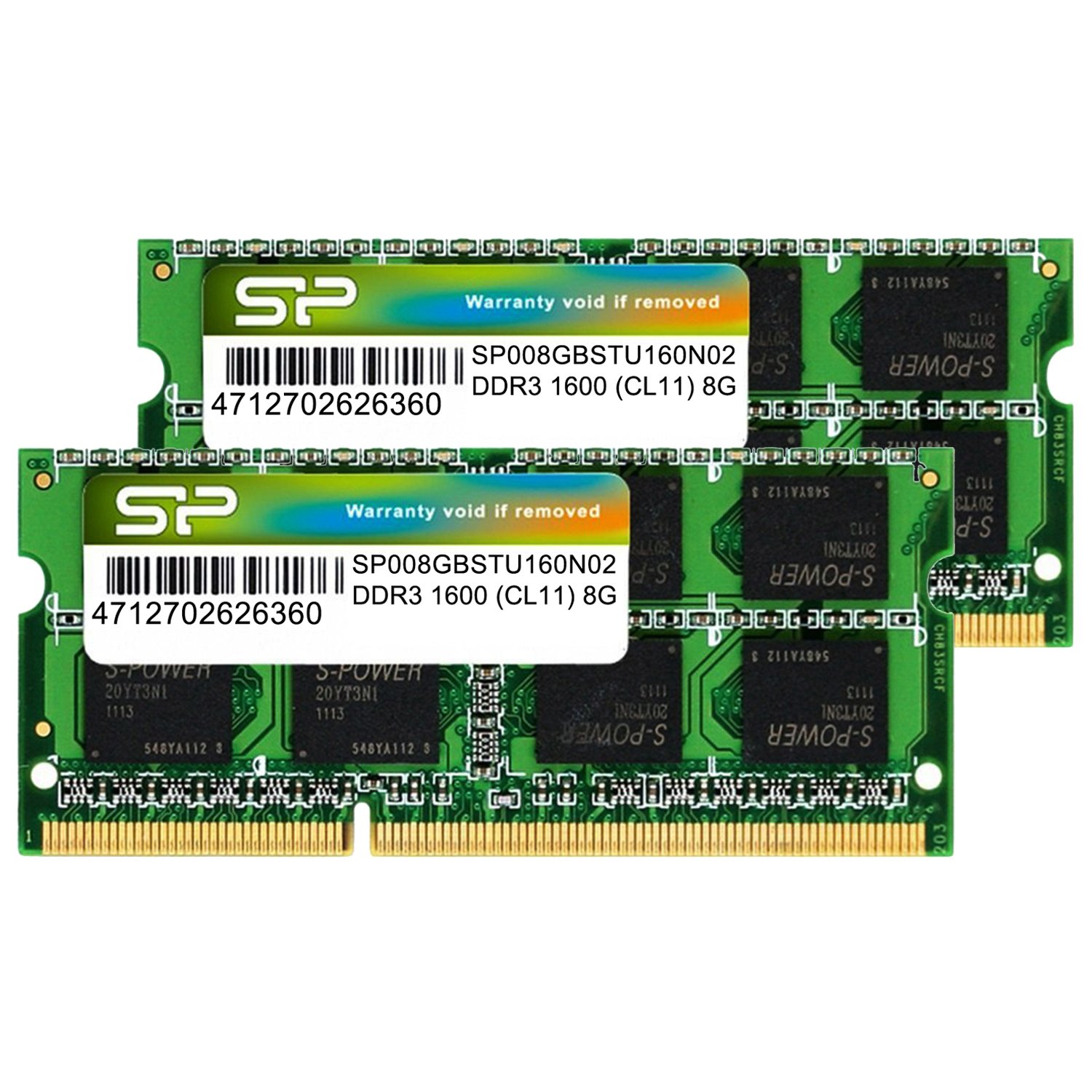 SP Silicon Power ꥳѥ ΡPCѥ DDR3 1600 PC3-12800 8GB2 (16GB) 204Pin Mac б SP016GBSTU160N22