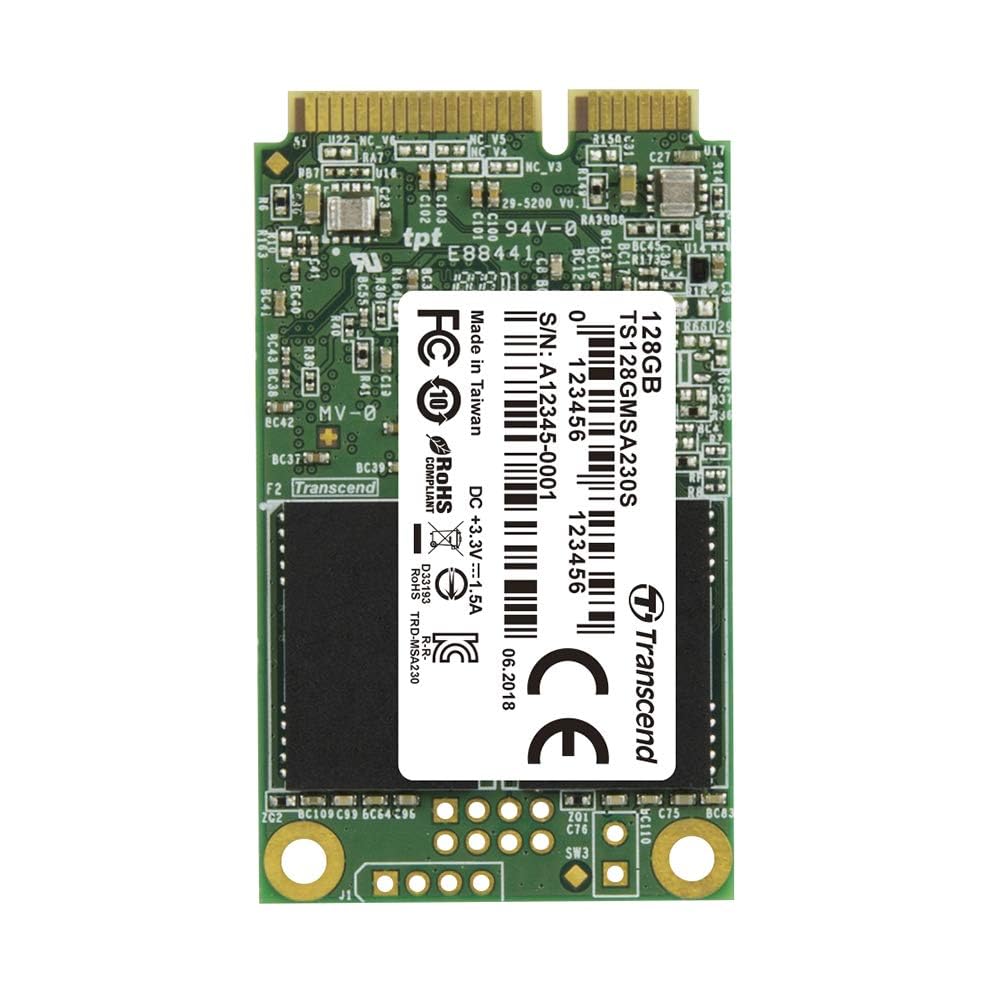ȥ󥻥ɥѥ Transcend mSATA SSD 128GB SATA-III 6Gb/s DDR3å 3D TLC  TS128GMSA230S