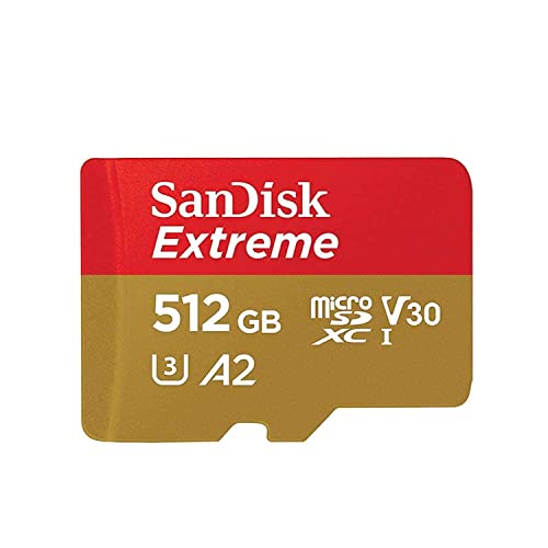 SanDisk 512GB 512G microSDXC [Extreme 160MB / s] microSD Micro SD SDXC UHS 4K U3 V30 A2 C10 Class 10 SDSQXA1-512G Mobile Phone Memory Card(2)