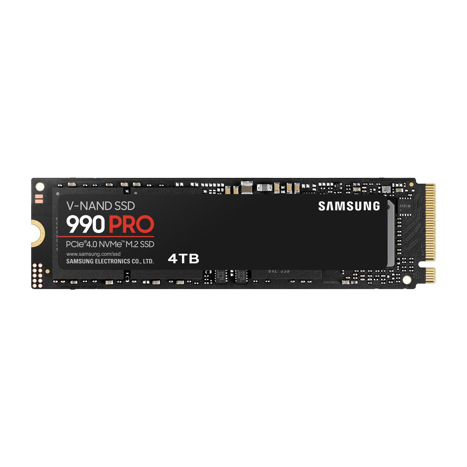 Samsung 990 PRO 4TB PCIe Gen 4.0 x4 (最大転送速度 7,450MB/秒) NVMe M.2 (2280) 内蔵 SSD MZ-V9P4T0..