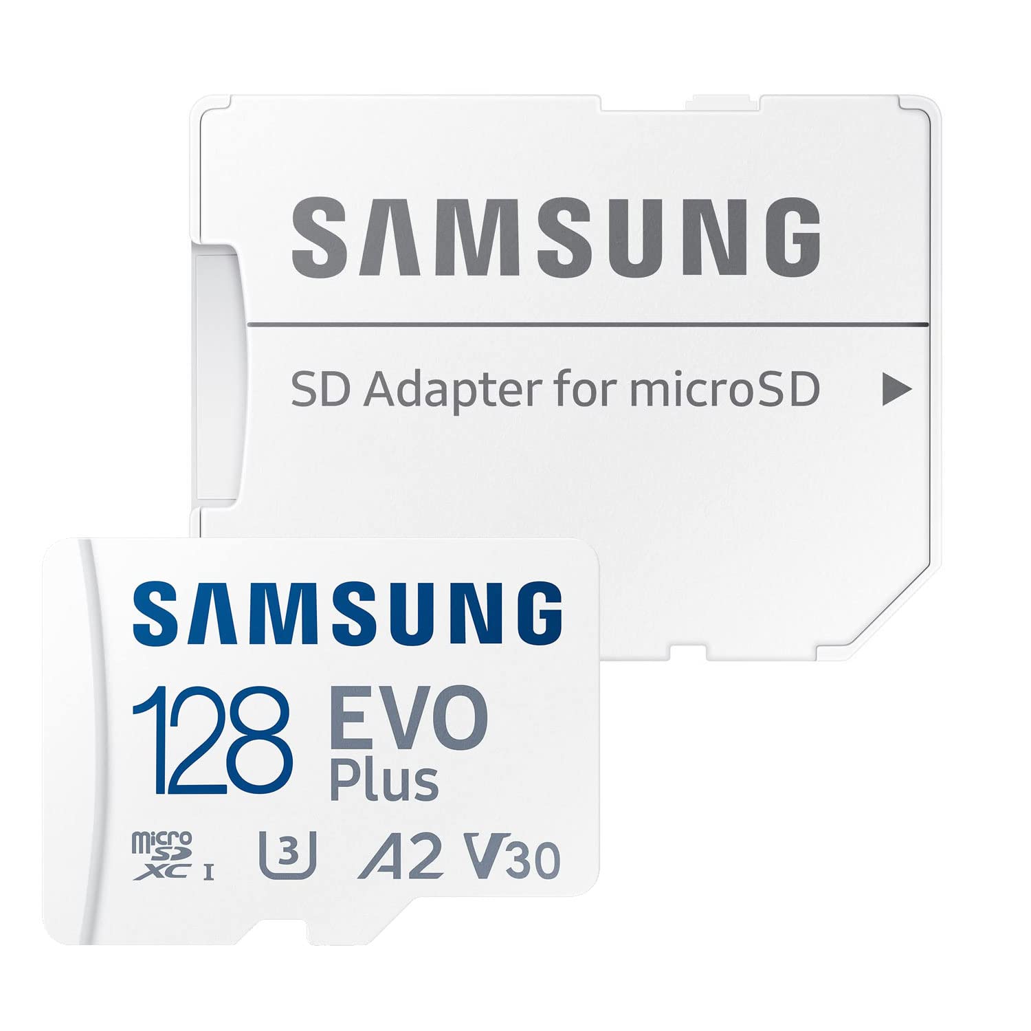 microSDXC 128GB EVO Plus UHS-I U3 V30 4K A2対応 Samsung サムスン 専用SDアダプター付5年保証 [並行..