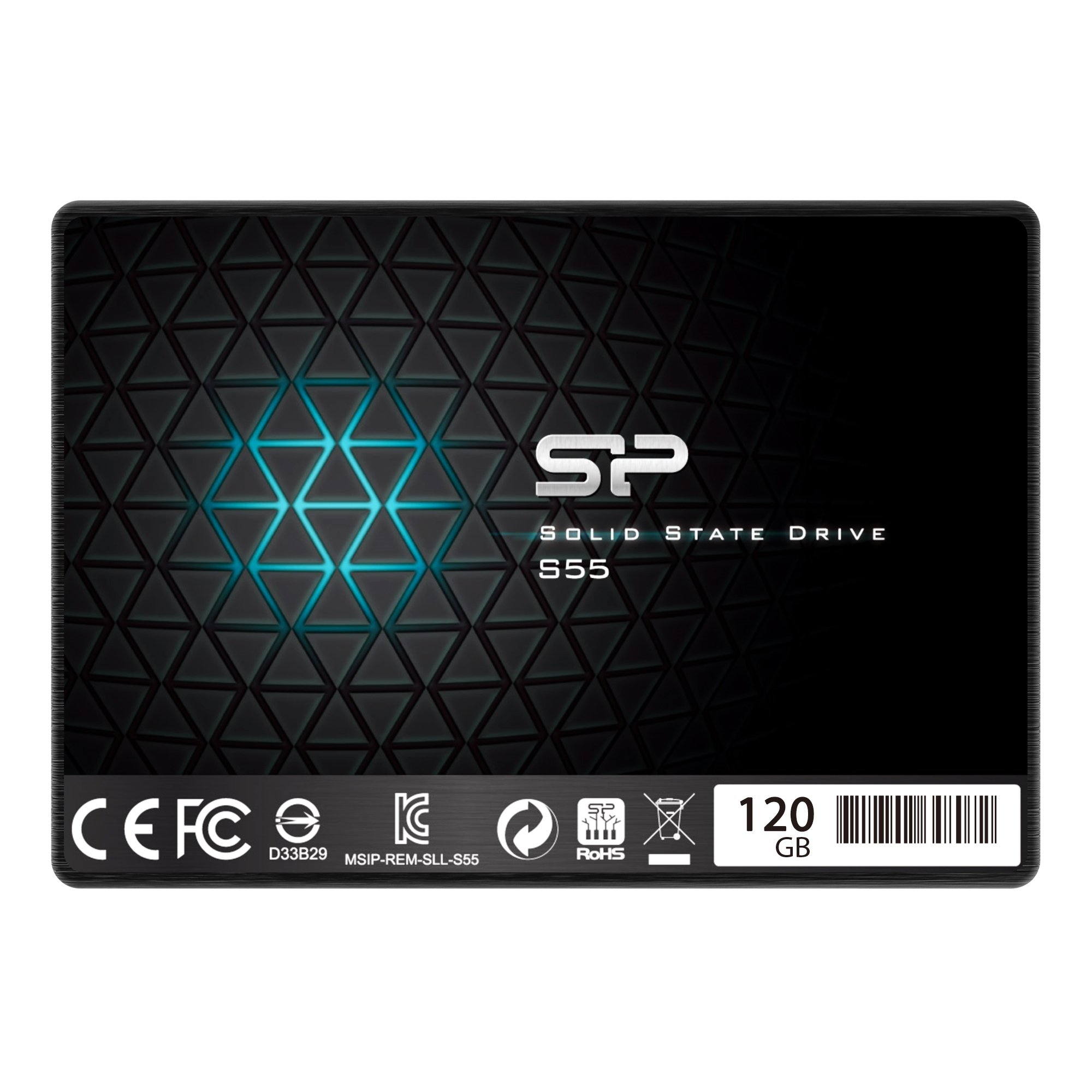 シリコンパワー SSD 120GB SATA3 6Gb/s 2.5インチ 7mm 3年保証 S55シリーズ SP120GBSS3S55S25AC