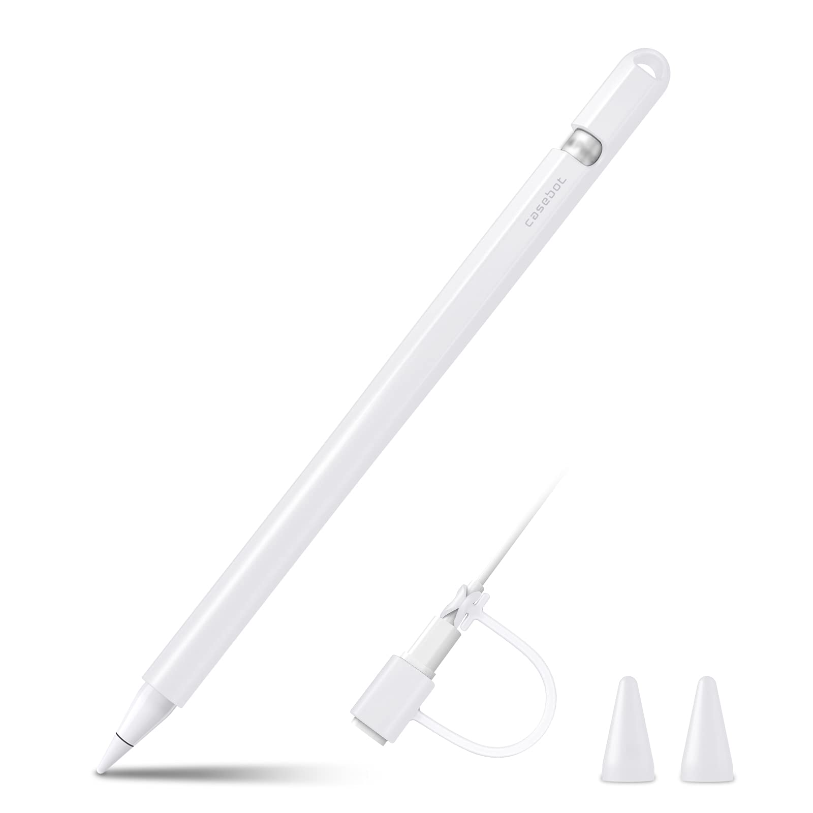 Fintie for Apple Pencil 第1世代用シリコン保護ケース カバー グリップ Apple Pencil ホルダー 握りやすい 軽量 全面保護 紛失 落下防..