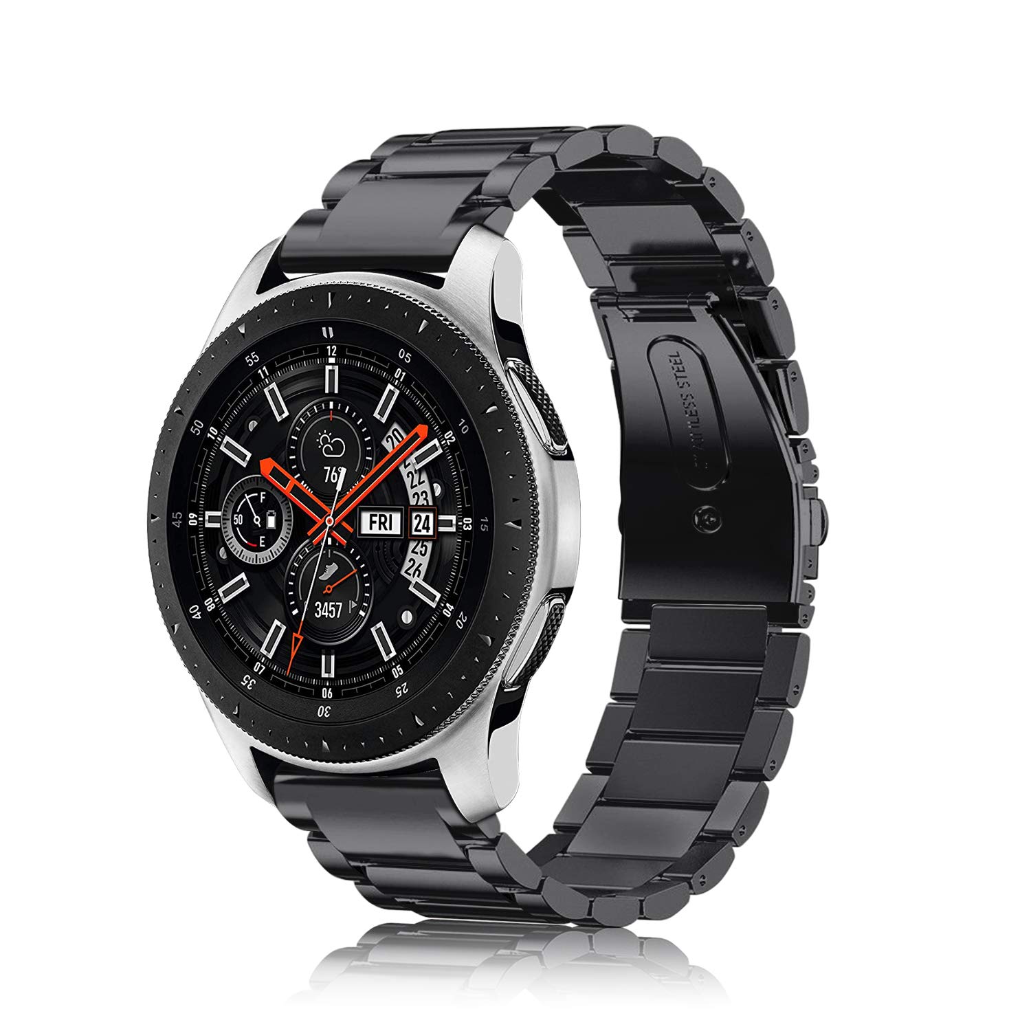 Fintie for Samsung Galaxy Watch 3 45mm / Gear S3 / Galaxy Watch 46mm oh 22mm voh XeXoh xg pxg Ht Gear S3 Frontier/S3 Classic Ή(fUCACubN)