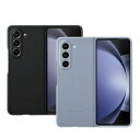 Galaxy Z Fold5 ケース 純正 エコー レザー ケース Eco-Leather Case EF-VF946 海外純正品 グラファイト アイシーブルー スマホクリーナー セット (ブラック)