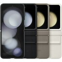 Galaxy Z Flip5 5G ケース 純正 Flap Eco-Leather Case EF-VF731 フラップ エコー レザー ケース 海外純正品 スマホクリーナー セット (クリーム)