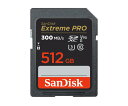 サンディスク 正規品 SDカード 512GB SDXC Class10 UHS-II V90 読取最大300MB/s SanDisk Extreme PRO SDSDXDK-512G-GHJIN 新パッケージ