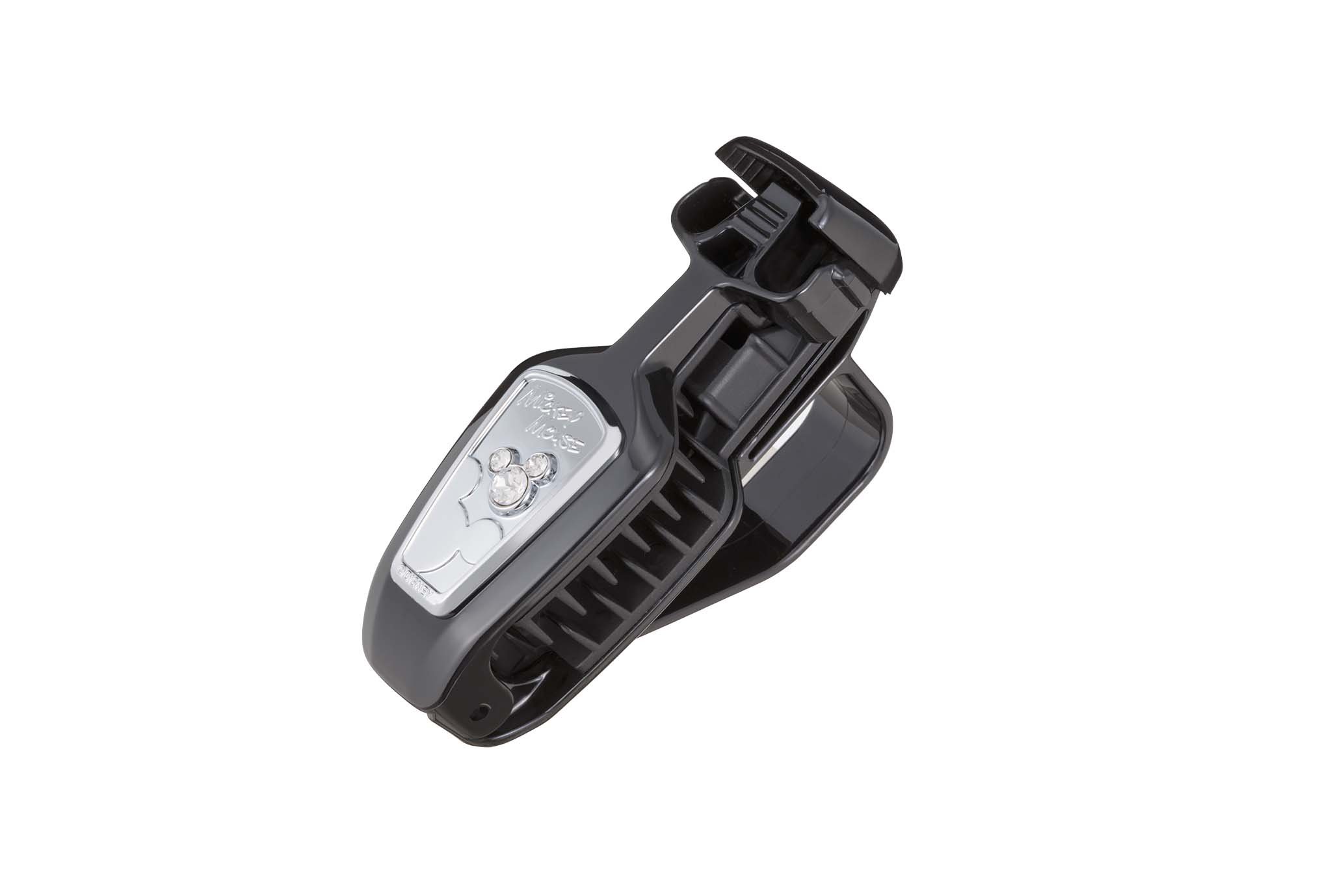 ナポレックス 車用 収納ホルダー ディズニー サングラスホルダー ミッキー スワロフスキーⓇ使用 汎用 WD-299