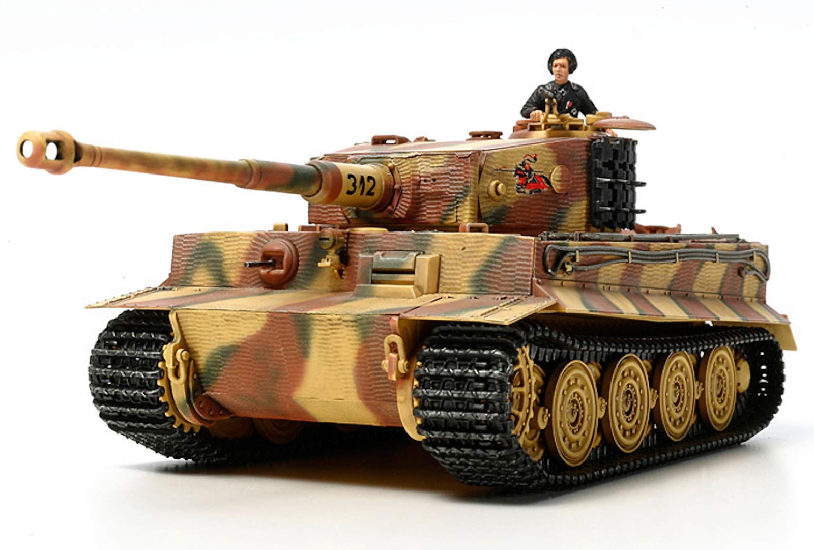 タミヤ(TAMIYA) 1/48 ミリタリーミニチュアシリーズ No.75 ドイツ陸軍 重戦車 タイガー I 後期生産型 プラモデル 32575