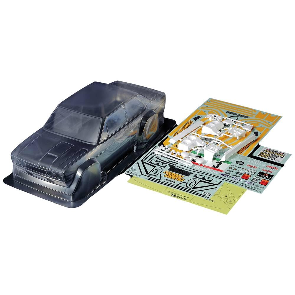 タミヤ RCスペアパーツ No.1710 SP.1710 1/10RC フィアット131 アバルト ラリー OLIO FIAT 未塗装 スペアボディセット 51710(3.0)