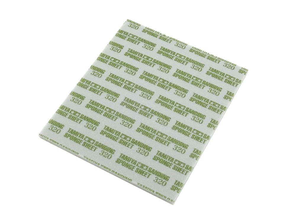 タミヤ メイクアップ材シリーズ No.163 タミヤ研磨スポンジシート 320 プラモデル用工具 87163