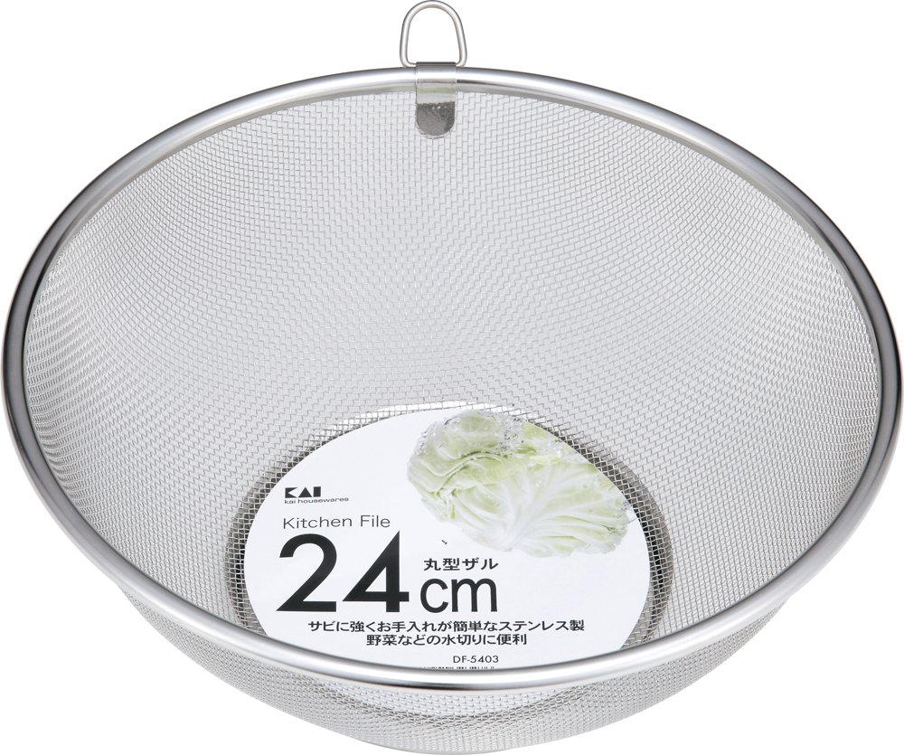 Rakuten - 貝印 KAI 丸型 ザル 24cm kai DF5403
