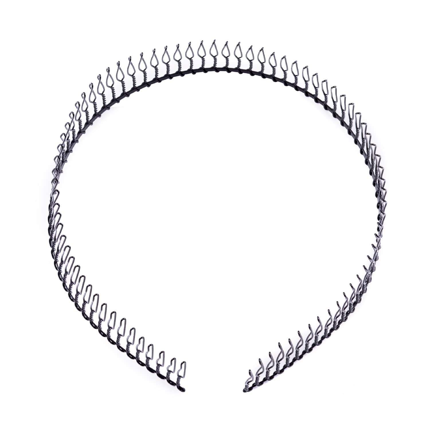 髪通りの良いコームタイプ前髪をしっかり留められる細かなコーム付いたタイプのカチューシャです。髪通りがよく使いやすいのが魅力です。 髪色に馴染みやすいブラック定番のブラックカラーで悪目立ちしにくく、髪の色に馴染みやすく仕上がっています。ちょっ...