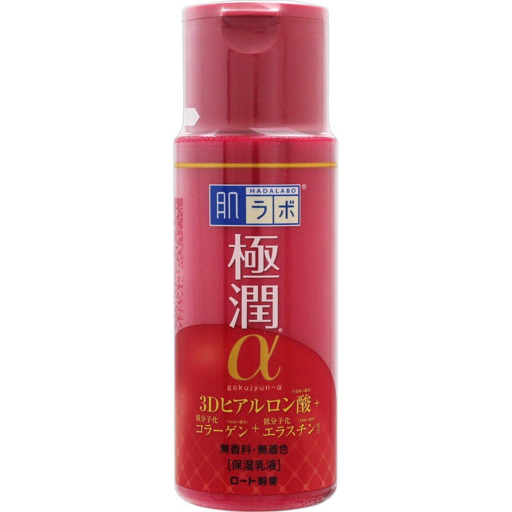 肌ラボ 極潤α ハリ乳液 3Dヒアルロン酸×低分子化コラーゲン×低分子化エラスチン配合 140ml