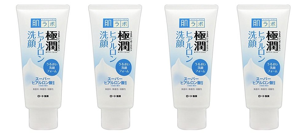 まとめ買い肌ラボ 極潤 ヒアルロン洗顔フォーム 100g×4個 100グラム (x 4)