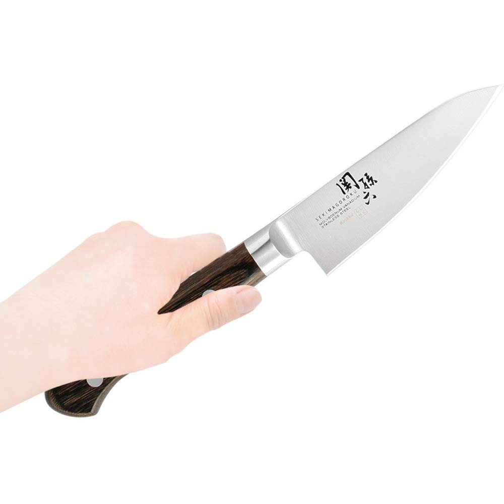 Seki High-Carbon Steel 90mm Petty (Utility Knife) | Japanese Kitchen Knife – view 3