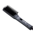 SALONIA サロニア ストレートヒートブラシ スリム グレー 海外対応 MAX210℃ ヘアアイロン ヘアーアイロン 家電 かでん 美容 ヘアケア ミニ 短髪 ショート SL-012GRS