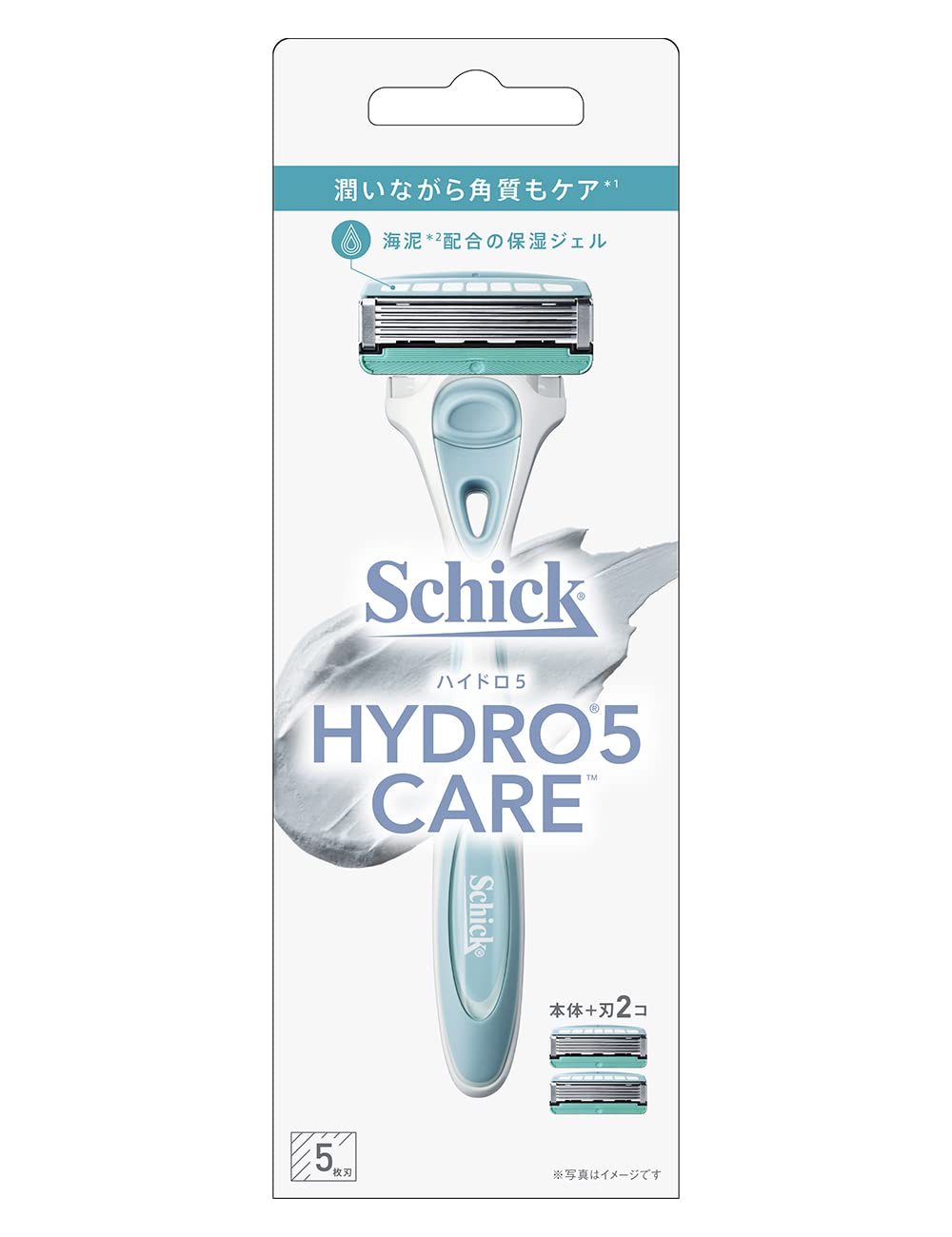 ハイドロ5ケア ホルダー(刃付き+替刃1コ) 髭剃り カミソリ