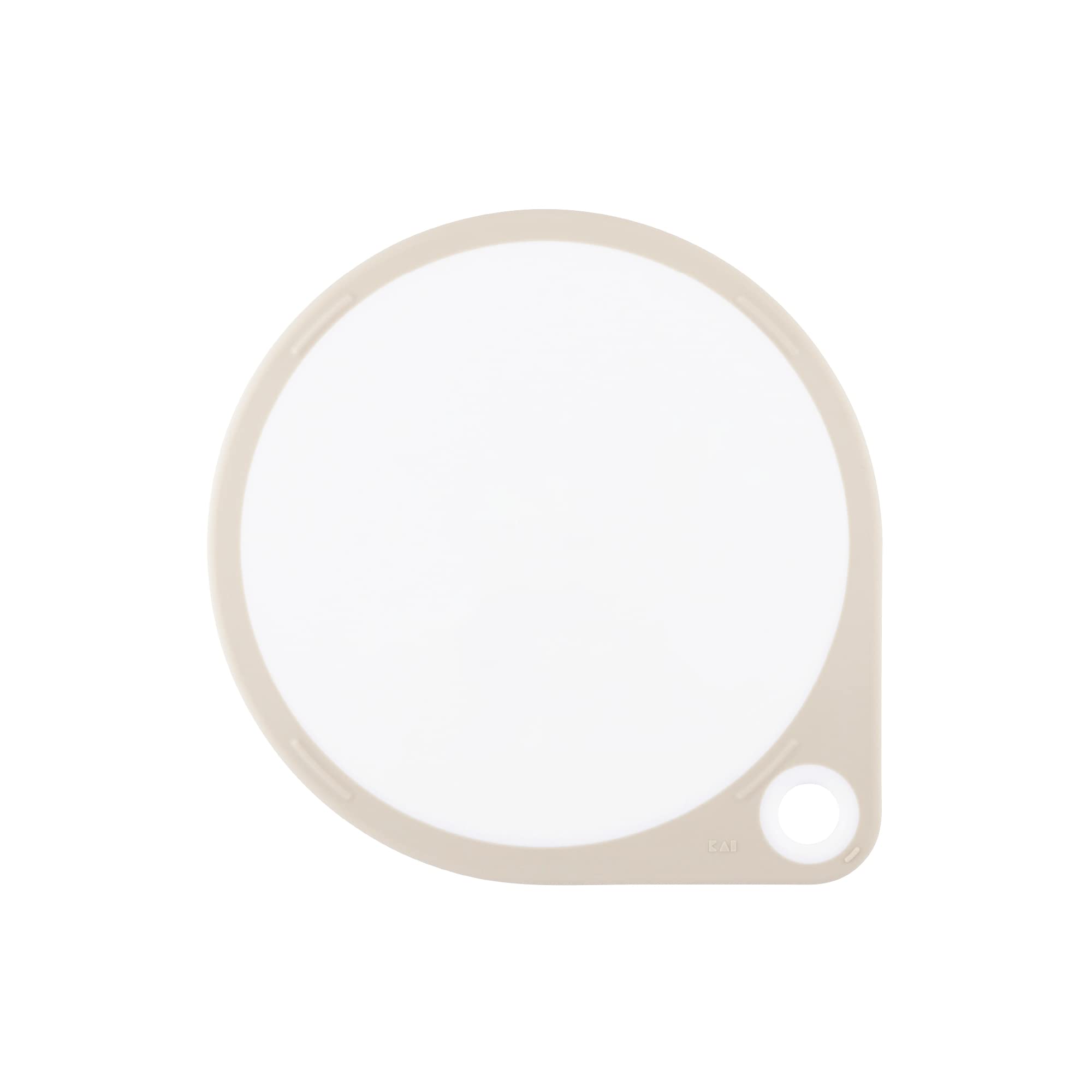 貝印(Kai Corporation) KAI まるい まな板 カッティング ボード 25cm ホワイト KAI KITCHEN 食洗機 対..