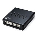 サンワダイレクト USB切替器 手動 PC4:USB1USBハブ機能付...(2)