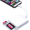 i-Phone SDカードリーダー 2in1 i-Phone用SDカー...(2)