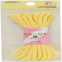 KIYOHARA サンコッコー カラーひも 細 幅4mm×長さ3m レモン SUN55-16