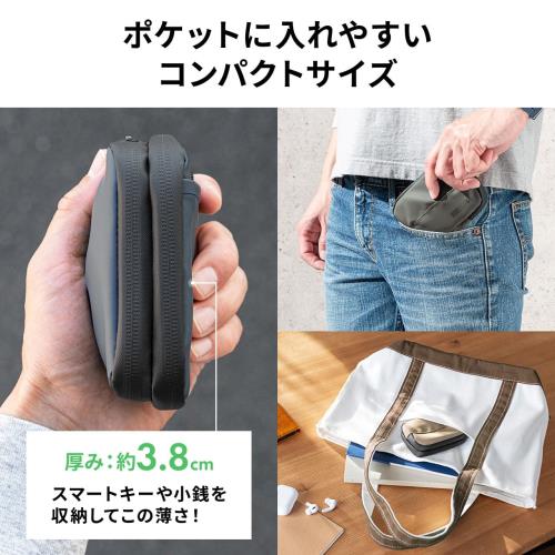 サンワダイレクト スマートキーケース 2個収納...の紹介画像3
