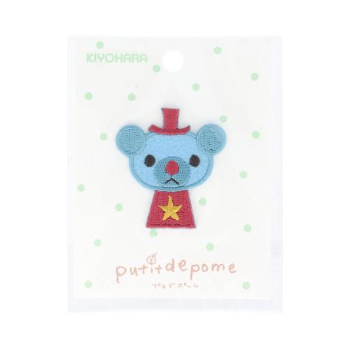 KIYOHARA プティデポーム アップリケ ワッペン ニコル 横41mm×縦46mm アイロン接着 PTM-503