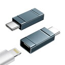 usb c 変換アダプタ タイプc ライトニング 変換 2個セット Aioneus 変換アダプタ Lightning USB C Type C Lightnin...