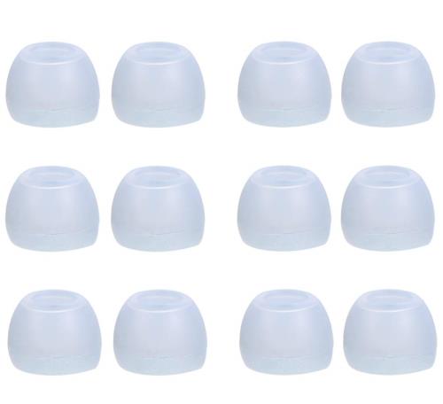 A-Focus イヤーピース イヤーチップ シリコン製 薄型 軽型 収納ケース付き Clear-White Mサイズ （AS4...