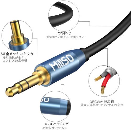 MillSO 3.5mmステレオミニプラグ 2...の紹介画像2