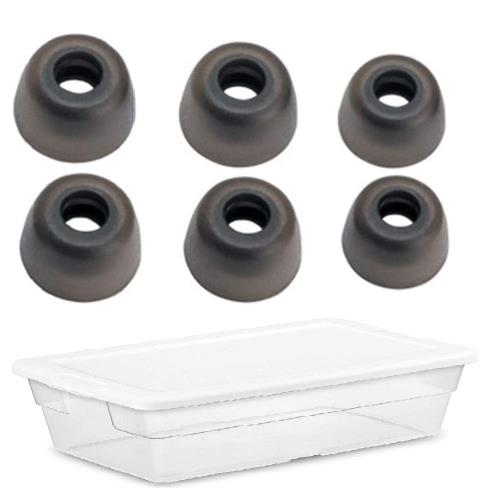 A-Focus 䡼ԡ 䡼å Jabra Elite 65t  Jabra Elite Active 65t  Galaxy Buds ۥ ꥳå S/M/L 3 3ڥ Fit In Case Glay