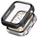 amBand ケース コンパチブル 45mm Apple Watch Series 8 7 強化ガラス フィルム iwatch 7/8 45 mmに対応 耐衝撃...