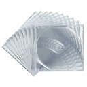 サンワサプライ CD・DVD・BDケース 1枚収納×10枚セット 厚さ10mm クリア FCD-PN10C