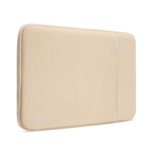 tomtoc 360°保護 パソコンケース 15インチ MacBook Air M3/M2 2024-2023/15インチ Surface Laptop 7対応 全方位耐衝撃 ノートPCケース スリーブ ラップトップインナーバッグ 軽量 撥水加工 サンド