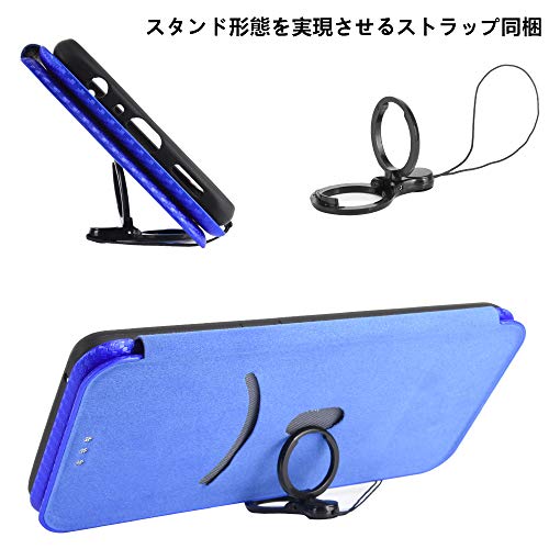 Oppo Reno 3A ケース Reno3 A ケース ネノ 3A SIMフリー/ワイモバイル Y!mobile/楽天モバイル 対応 ケース oppo ネノ 3A カバー オッポ Reno3A 対応 スマホケース 手帳型 カバー case iCoverCase 外:炭素繊維 ハードケース カバー 内:TPUケース 耐衝撃 携帯カバー スマホケー