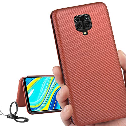 Xiaomi Redmi Note 9S ケース 手帳型 64GB / 128GB SIMフリー 対応 スマホケース REDMI Note9S 手帳 カバー Note9S ケース カバー 携帯ケース 携帯カバー case iCoverCase 外:炭素繊維 ハードケース カバー 内:専用ホルダー 耐衝撃 携帯カバー スマホケース 指紋防止 軽量 ス