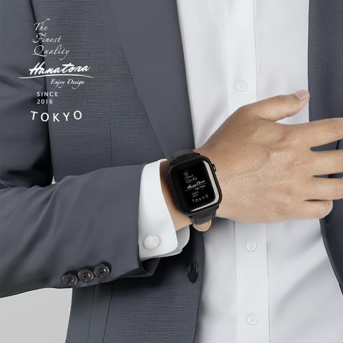 [HANATORA] アップルウォッチ用バンド AppleWatch互換性 バンド コンパチブル 41mm 40mm 38mm 本革 シュリンクレザー メンズ レディース トープ ローズゴールド AWBGZ01-M-Taupe-RG