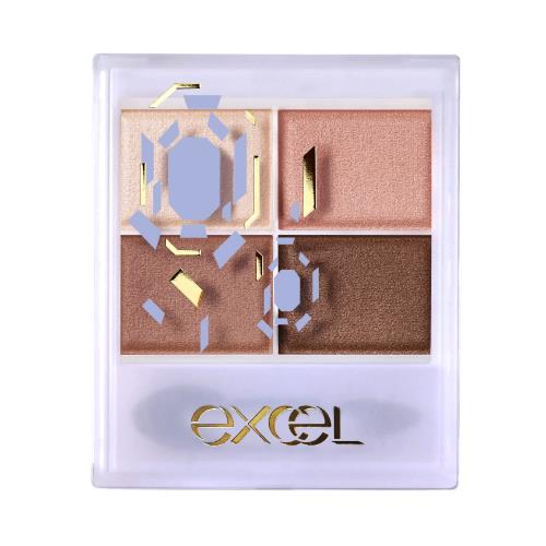 excel(エクセル) スキニーリッチシャドウ SR06 ’23（センシュアルブラウン） デザイン アイシャドウパレット