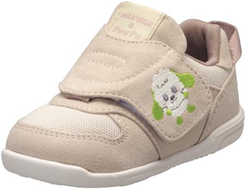 [シュンソク] ベビーシューズ スニーカー いないいないばあっ！ 男の子 女の子 幅広 足育 軽量 12~15cm SJB 1430 ベージュ 13.5 cm 3E