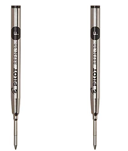 Pilot 2本セット油性ボールペン替芯BRFN-30 細字(0.7mm)黒 BRFN-30F-B