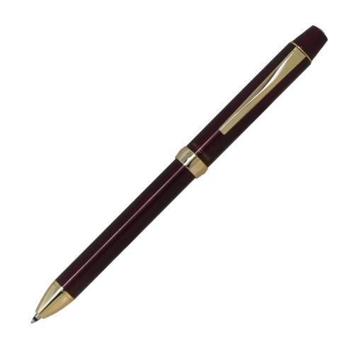 Pilot パイロット 多機能筆記具 3+1リッジ 3色ボール0.7mm黒/赤/青+0.5mmシャープ ワインレッドBTHRT5SR-WR