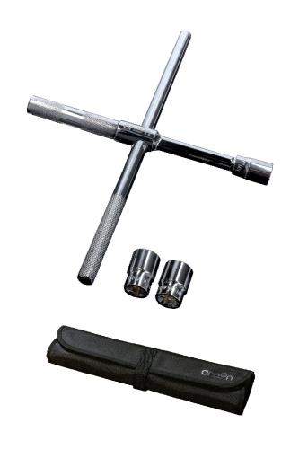 エーモン(amon) イージーパワーレンチ(コンパクトで車載しやすい、クロスレンチ・十字レンチ) 8840